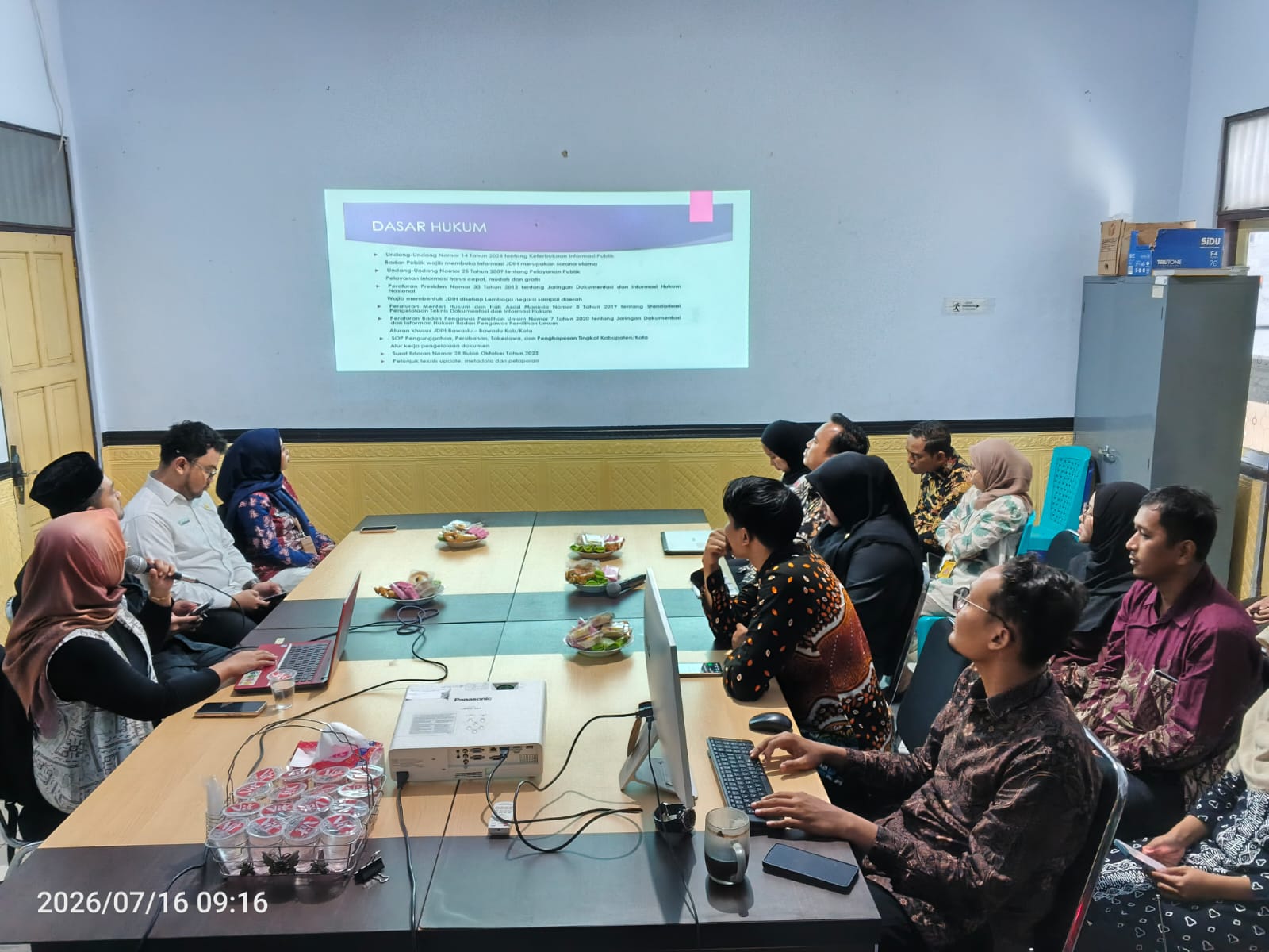 Pelaksanaan Kegiatan Rapat Penguatan JDIH