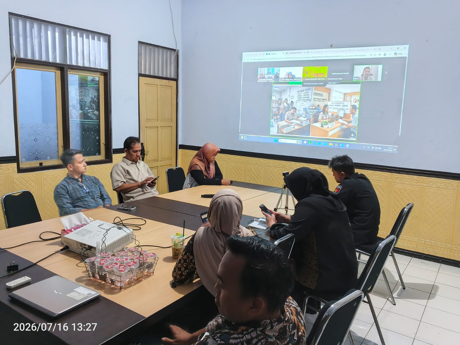 Bawaslu Kebumen Ikuti Sosialisasi Penerapan Standar Pelayanan