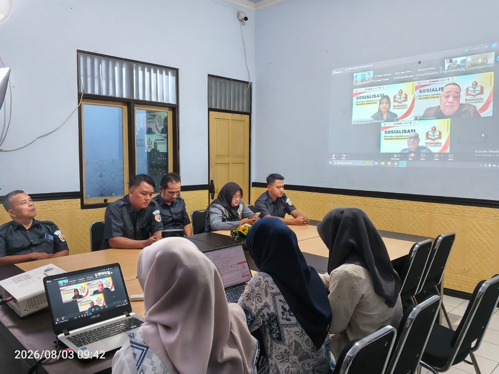 Bawaslu Kebumen Ikuti Sosialisasi Bawaslu Membelajarkan Volume II