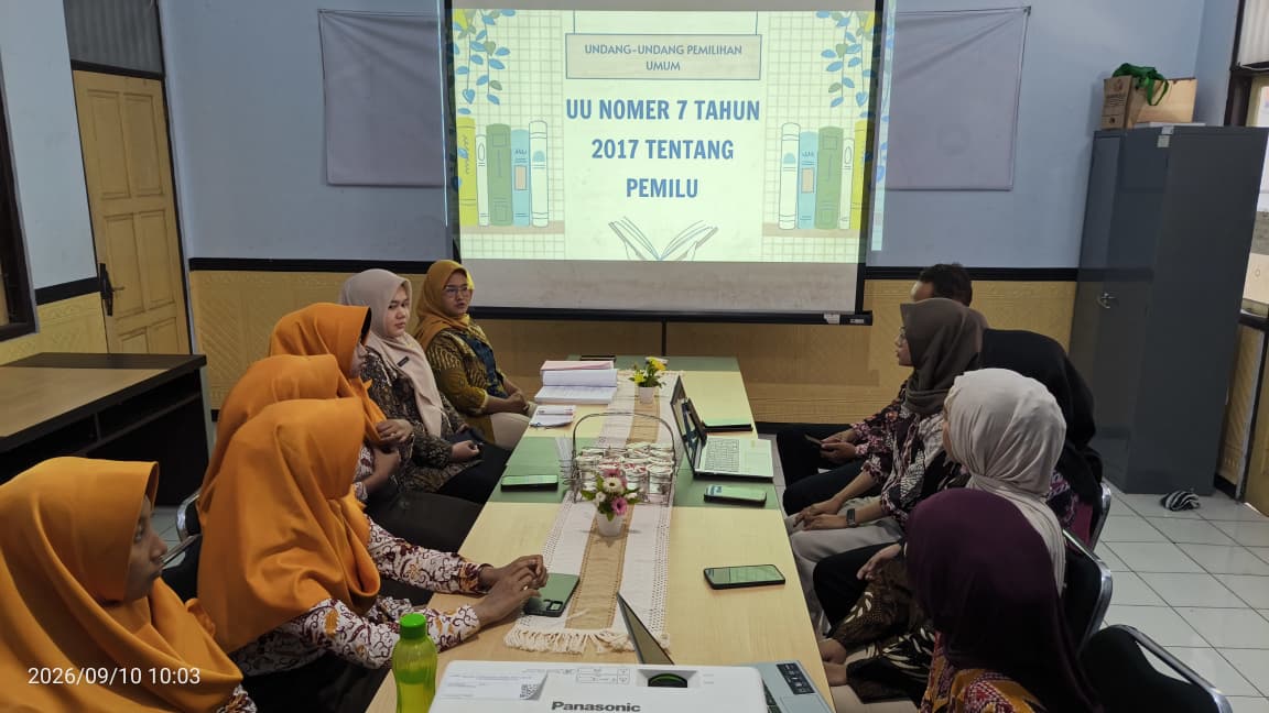 Dokumentasi saat pemaparan Mahasiswa dan Siswa