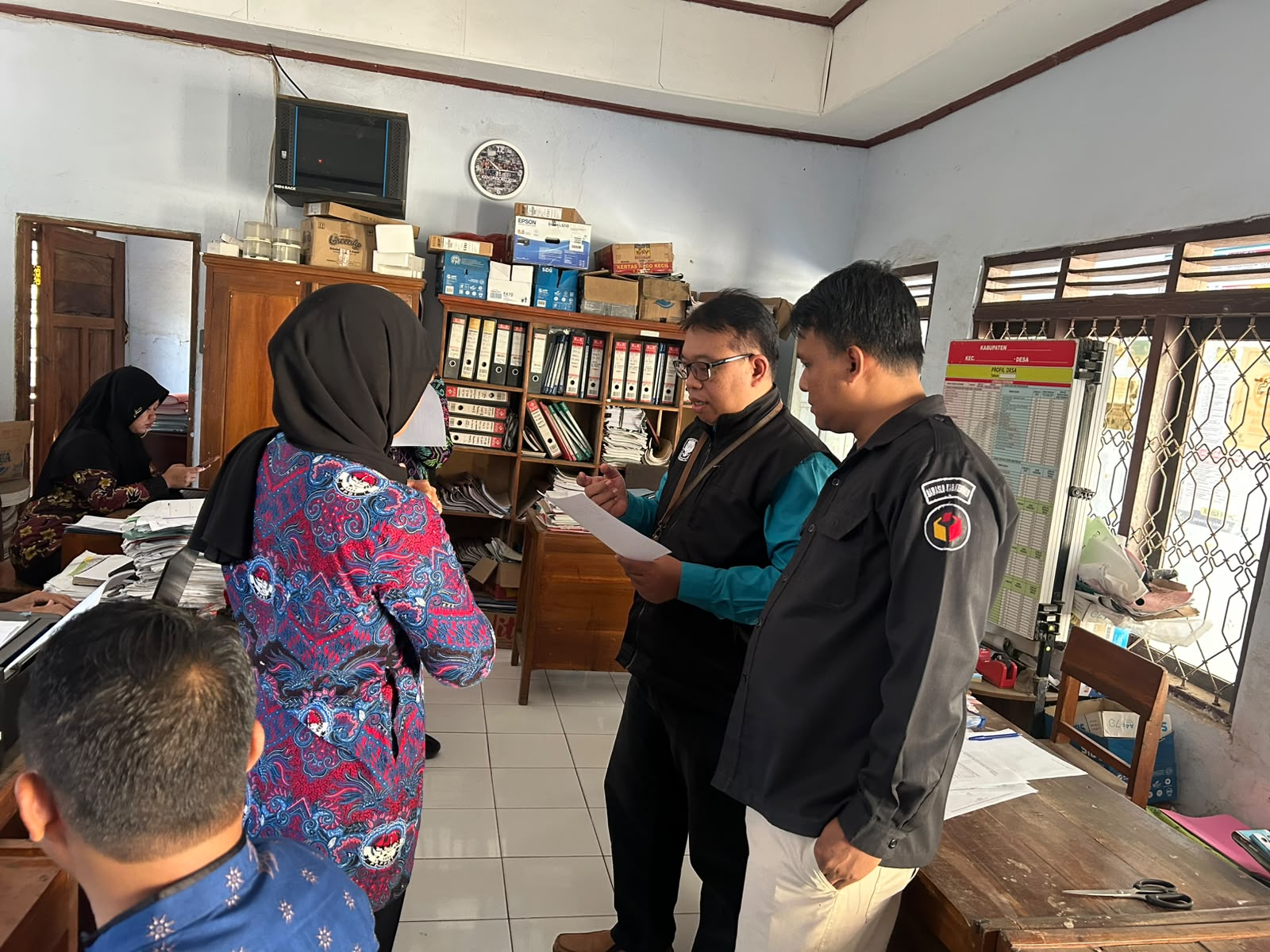 Anggota Bawaslu Kebumen Imam Khamdani Lakukan Pengawasan Coktas PDPB di Kecamatan Puring