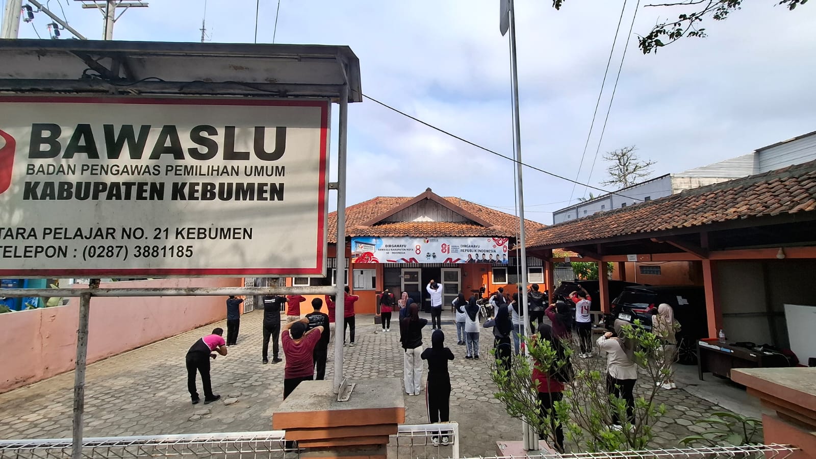Senam Bersama Bawaslu Kabupaten Kebumen