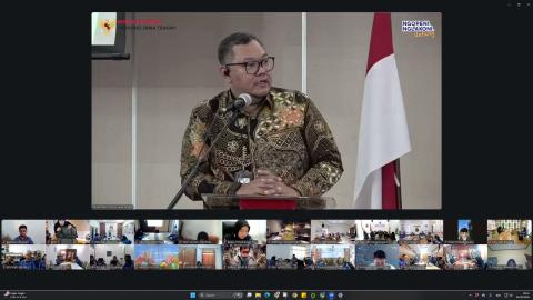 Bawaslu Kebumen Ikuti Rapat Persiapan Monev Keterbukaan Informasi Publik Tahun 2026