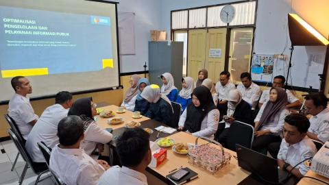 Pemaparan materi oleh Kordiv PP Datin Imam Khamdani