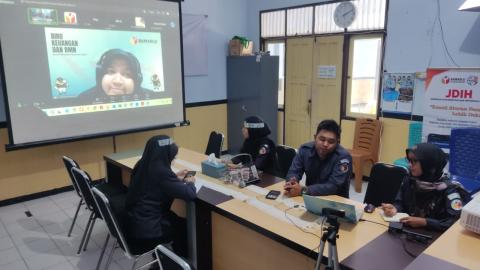 Cek Fisik BMN Secara Virtual dengan Bawaslu RI