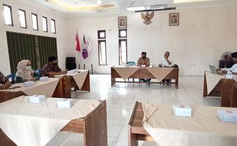 Bawaslu Kabupaten Kebumen Audiensi dengan Kwarcab Kebumen dalam rangka pembentukan program Saka Adhyasta Pemilu