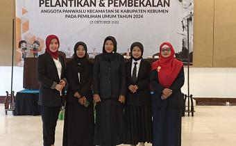 3 Srikandi Terpilih Menjadi Panwascam Kutowinangun