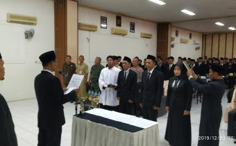 Resmi Dilantik, Anggota Panwascam Diminta Jaga Integritas dan Netralitas