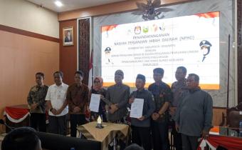 Penandatanganan NPHD, Bupati Kebumen: Semoga Para Pihak Serius Dalam Menyelenggarakan Pilkada 2024