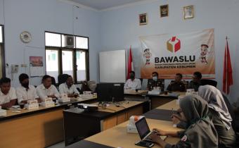 Tim Sentra Gakkumdu adakan Rapat Koordinasi bahas tentang Pemetaan Potensi pelanggaran di masa Pandemi Covid-19