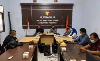 BAWASLU KABUPATEN KEBUMEN TERIMA KUNJUNGAN PROVINSI JAWA TENGAH