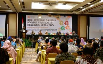 Satukan Visi dan Misi menjelang Pemilu 2024, Bawaslu Kebumen Hadiri Konsolidasi bersama Bawaslu Provinsi Jawa Tengah