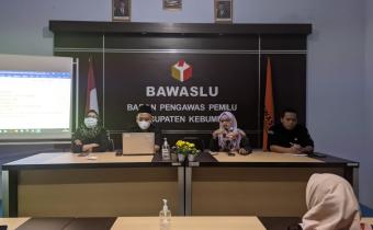 Bawaslu Kabupaten Kebumen Ingatkan KPU Kebumen tentang Potensi Pelanggaran pada Tahapan Verifikasi Faktual