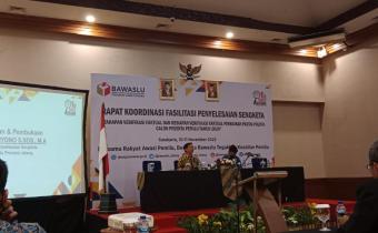 Jelang Verifikasi Faktual Perbaikan Bawaslu gelar Rakor Fasilitasi Penyelesaian Sengketa
