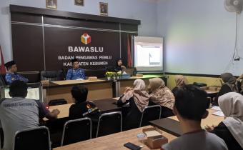 Bawaslu Kebumen Undang Disarpus Kebumen guna Diskusikan Arsip Bawaslu