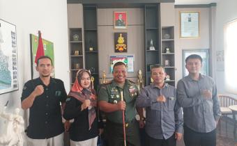 Tingkatkan Sinergitas dengan TNI, Bawaslu Kebumen Kunjungi Makodim 0709 Kebumen