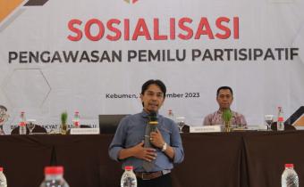 Bawaslu Kebumen Gelar Sosialisasi Pengawasan Pemilu Partisipatif