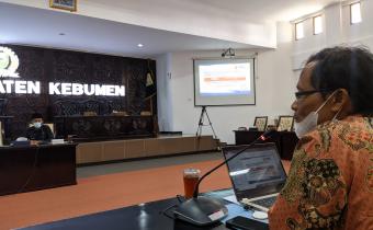 Persiapan Pemilihan Bupati dan Wakil Bupati Tahun 2024, Bawaslu Kabupaten Kebumen Hadiri Public Hearing DPRD