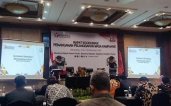 Bawaslu Kebumen Hadiri Rakor Penanganan Pelanggaran Masa Kampanye