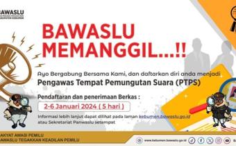 REKRUTMEN PTPS PEMILU 2024