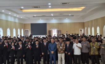 Ketua Bawaslu Kebumen Lantik 78 Panwascam Untuk Pemilihan 2024