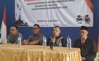 Tekankan Isu Strategis, Bawaslu Kab Kebumen dan Bawaslu Provinsi Jawa Tengah Supervisi Pelantikan PKD se-Kabupaten Kebumen