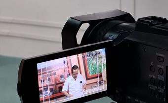 Badruzzaman saat menjadi pembicara Selamat Sore Kebumen