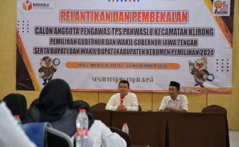 Pelantikan PTPS Kebumen: Batu Loncatan Menuju Kesuksesan, Pesan Ketua Bawaslu
