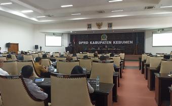 Bawaslu Kabupaten Kebumen menghadiri Rapat Paripurna (Rapur) DPRD Kabupaten Kebumen