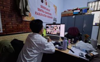Bawaslu Kebumen Ikuti Rapat Koordinasi Persiapan Pengawasan Pemutakhiran Data Pemilih Berkelanjutan.