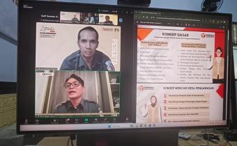 Anggota Bawaslu Kebumen Bagikan Kunci Kampung Pengawasan Partisipatif Berkelanjutan.