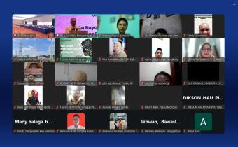 Bawaslu Kebumen Ikuti Rakor Evaluasi Pengawasan Data Pemilih Berkelanjutan 2025