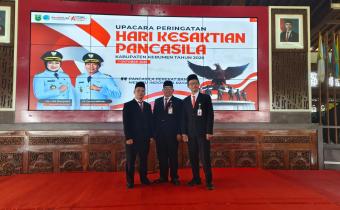 Ketua Bawaslu Kabupaten Kebumen Hadiri Upacara Hari Kesaktian Pancasila di Pendopo