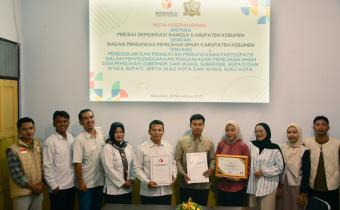 Perkuat Pengawasan Partisipatif, Bawaslu Teken MoU dengan Perisai Demokrasi Bangsa Kebumen