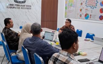 Sinkronisasi Data PDPB Triwulan IV di KPU Kebumen