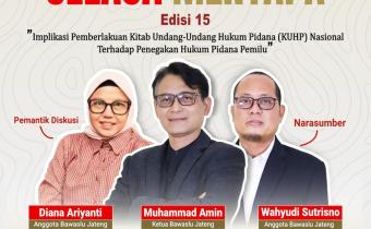 Diskusi Implikasi KUHP Baru Terhadap Pidana Pemilu