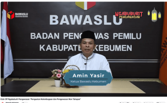 Kick Off Ngabuburit Pengawasan: Ketua Bawaslu Kebumen Tekankan Penguatan Kelembagaan dan Pengawasan NonTahapan