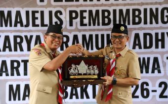 Bawaslu Jateng Gandeng Kwarda Pramuka Kukuhkan Saka Adhyasta Pemilu