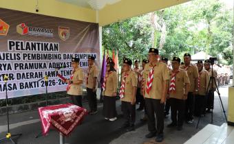 Resmi Dilantik, Pengurus Mabi dan Pimpinan Saka Adhyasta Pemilu 2026-2031 Siap Kawal Demokrasi Jawa Tengah