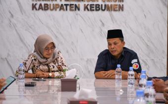 Bawaslu Kabupaten Kebumen Bersilaturahmi ke Kantor KPU Kabupaten Kebumen