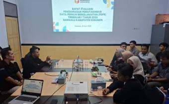 BAWASLU KEBUMEN LAKUKAN RAPAT EVALUASI PENGAWASAN PDPB TRIWULAN I