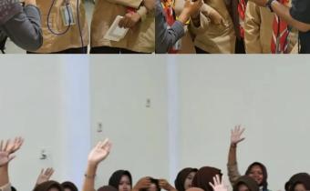 Semangat Pelajar Warnai Pendidikan Pengawas Partisipatif di Kebumen