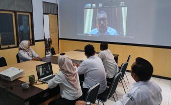 Bawaslu Kebumen Ikuti Bimtek Daring Terkait Daftar Inventarisasi Masalah pada Tindak Pidana Pemilu