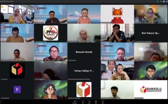 Zoom meeting ppid bawaslu kabupaten kota se jawa tengah