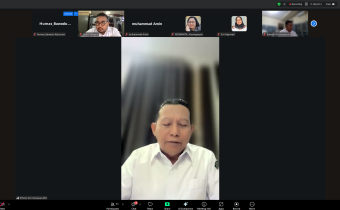Sosiawan saat memaparkan materinya.