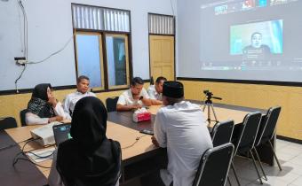 Penguatan Budaya Kerja, Bawaslu Kebumen Ikuti Rakor Jumat Sehati dan Jumpa Berlian