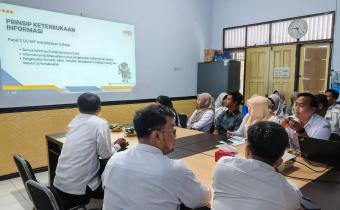 Pemaparan materi oleh Kordiv PP Datin Imam Khamdani
