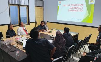 Rapat Evaluasi Penanganan Pelanggaran Pemilu dan Pemilihan Tahun 2024