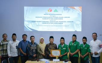 Bawaslu Kebumen dan PC GP Ansor Kebumen Teken MoU, Perkuat Pendidikan Demokrasi dan Pengawasan Partisipatif
