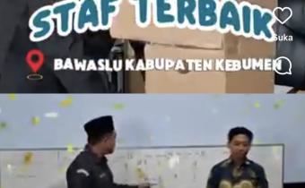 Bawaslu Kebumen Tetapkan Pegawai Pelayanan Terbaik Tahun 2026